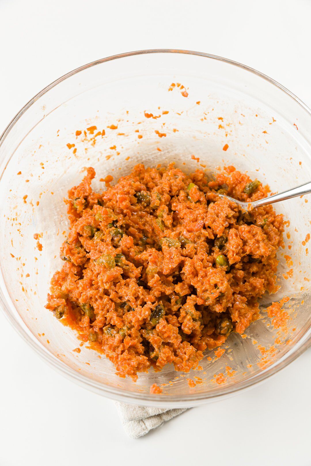 Carrot halwa when the milk is no longer visable