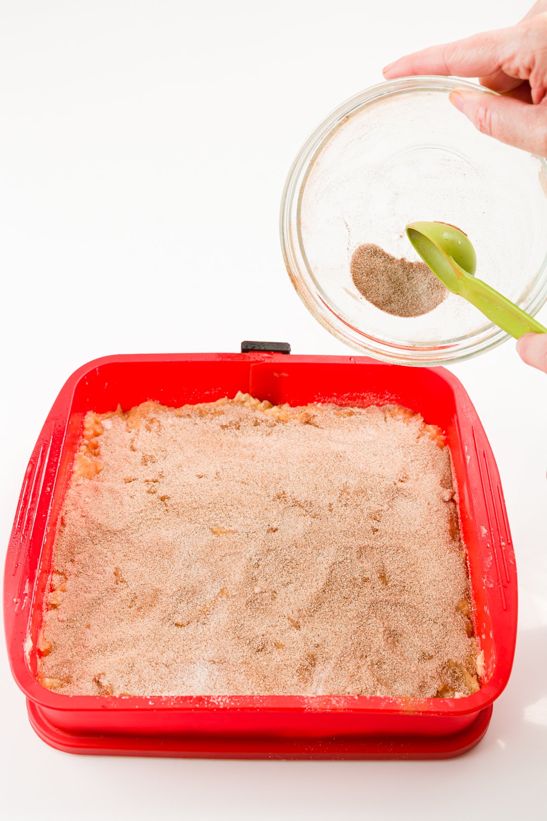 Cinnamon sugar topping