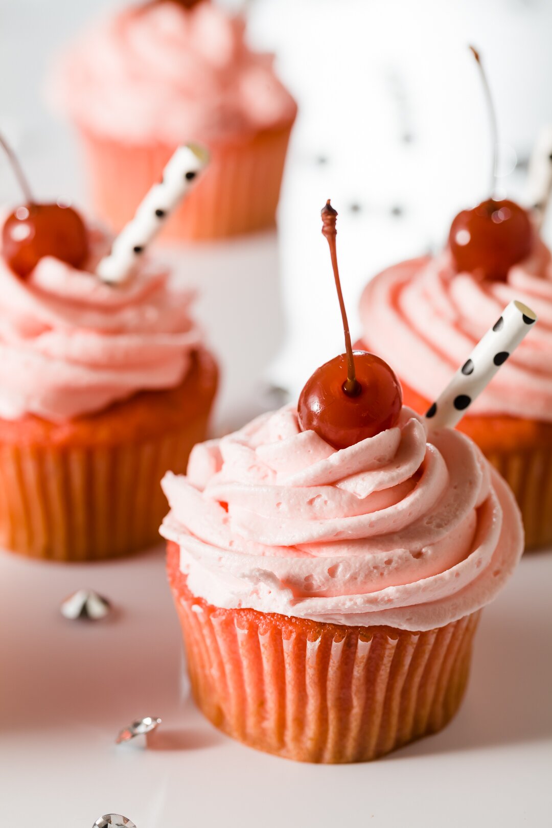 Shirley Temple Cupcakes