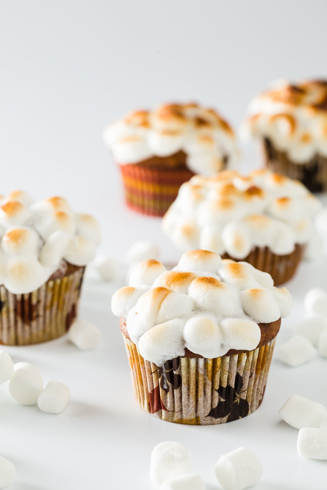 A group of sweet potato muffins